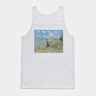 Cliff Walk at Pourville by Claude Monet Tank Top